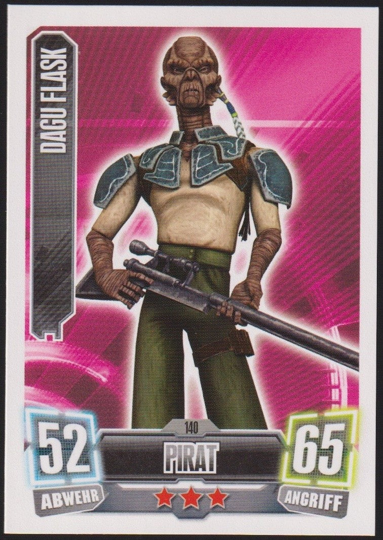 Topps Star Wars 2011 Dagu Flask Kopfgeldjäger Söldner TCG Rare #52 – Bild 1