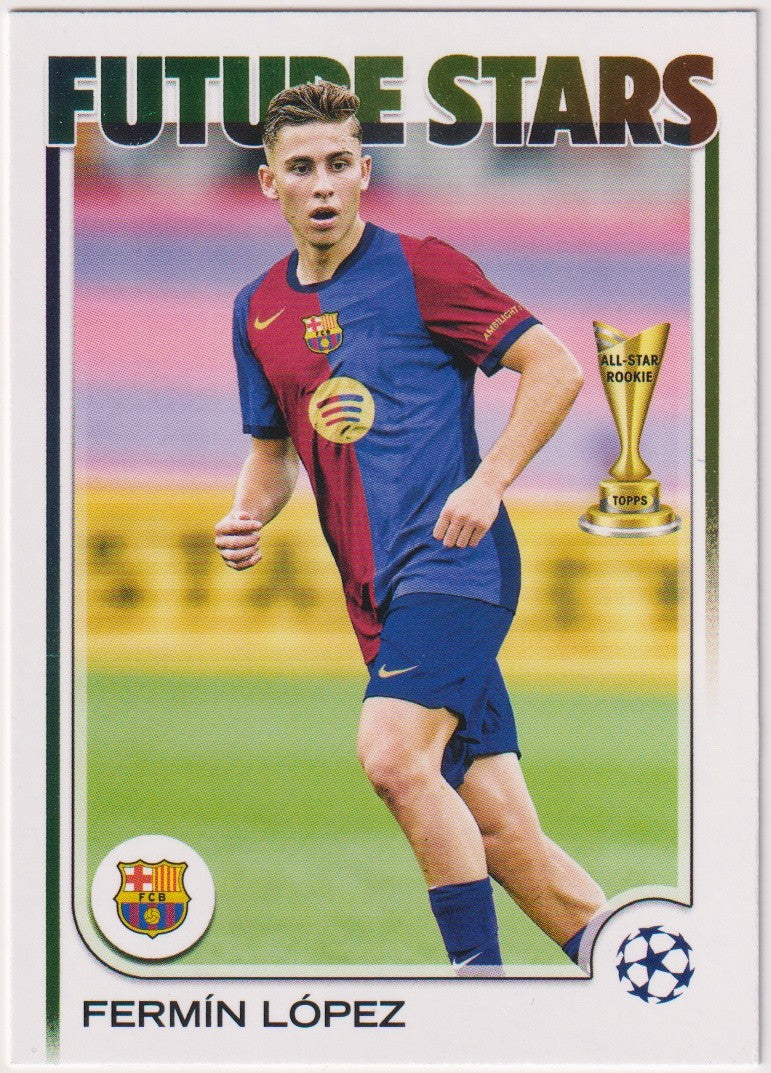 Topps Future Stars 2025-26 Fermín López Rookie FC Barcelona UEFA Champions – Bild 1