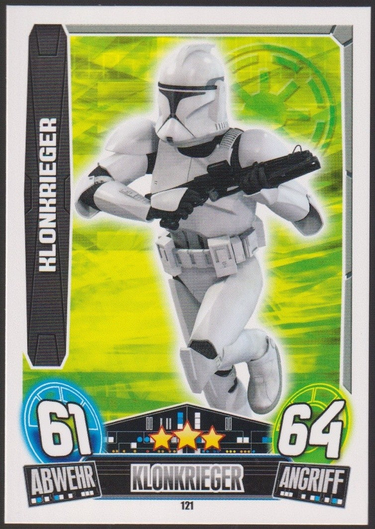 Topps Star Wars 2013 Klonkrieger (Phase 1) Republik (Film Version) TCG Rare #121 – Bild 1