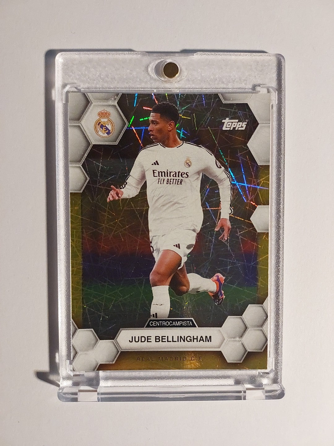 Topps Real Madrid Set 2024-25 Jude Bellingham Parallel Refractor Insert Rare Hit – Bild 1