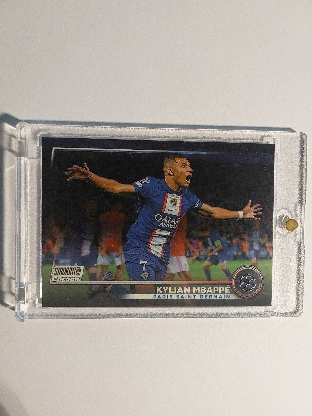 Topps Stadium Club 2022-23 Kylian Mbappé Paris Saint-Germain Parallel Rare Hit – Bild 1