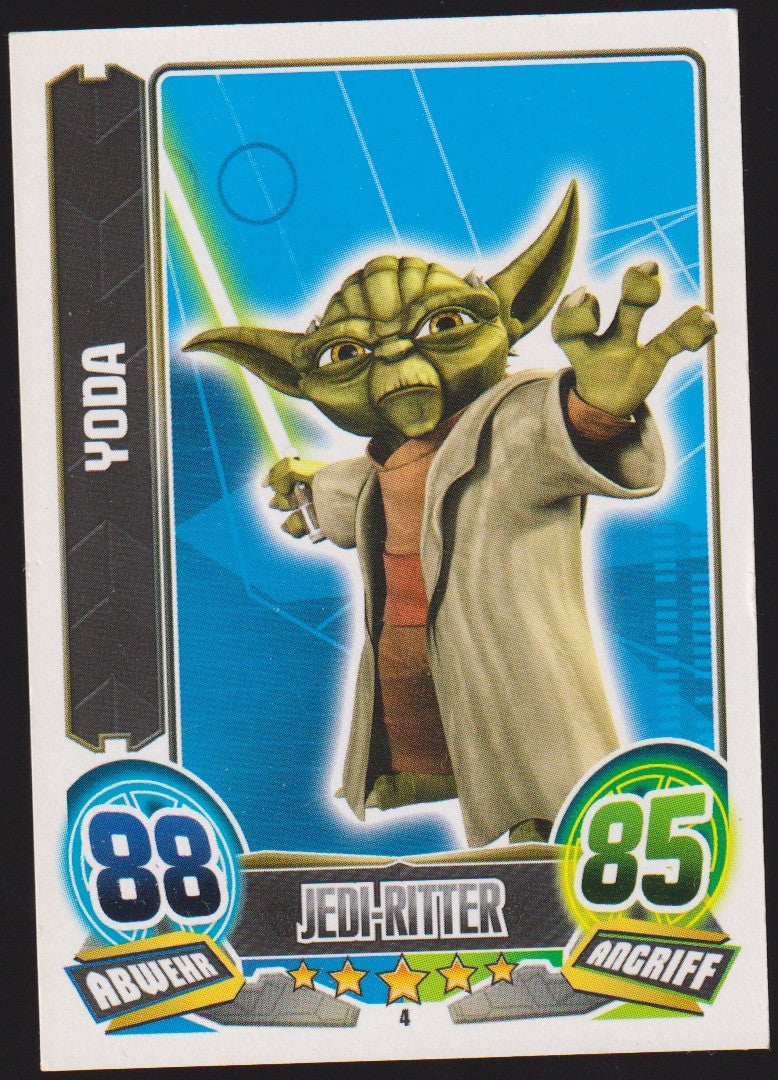 Topps Star Wars 20 Yoda Jedi-Ritter Republik TCG Rare #4 – Bild 1