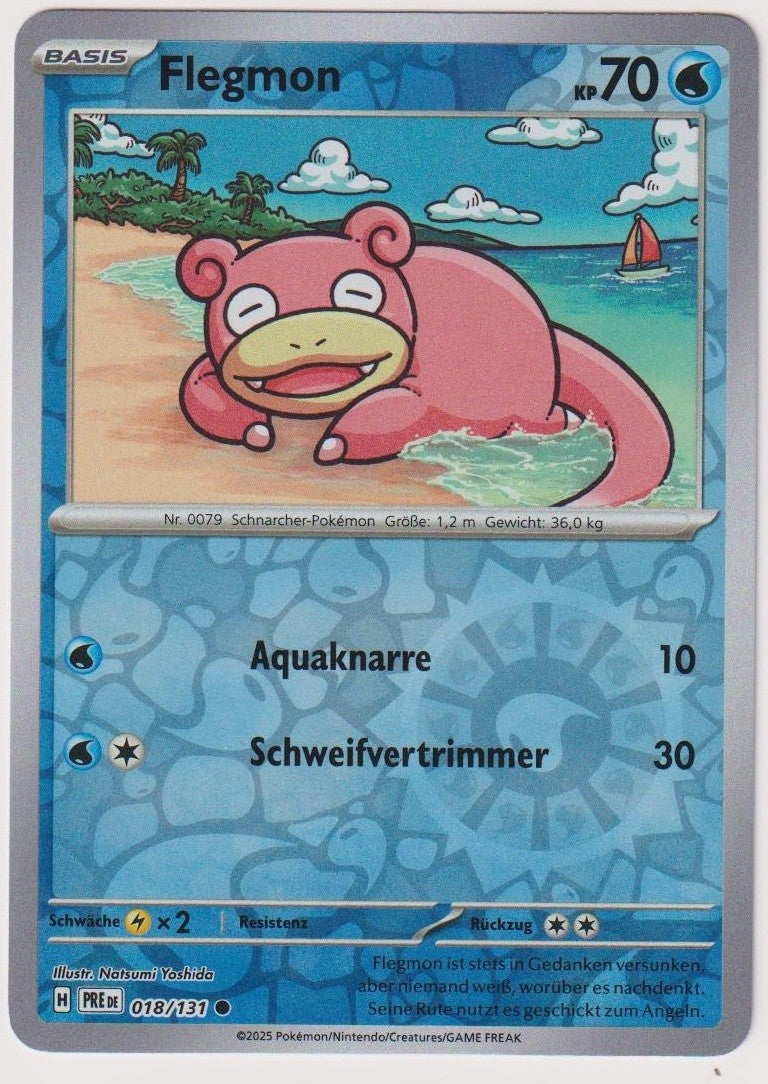 Pokemon TCG Slowpoke #18/131 Common (C) Reverse Holo Deutsch 2025 – Bild 1
