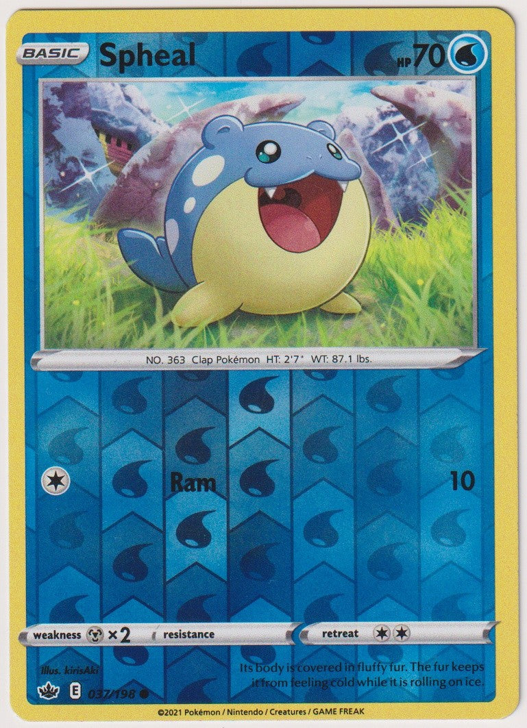 Pokemon TCG Seemops #37/198 Common (C) Reverse Holo Englisch 2021 – Bild 1