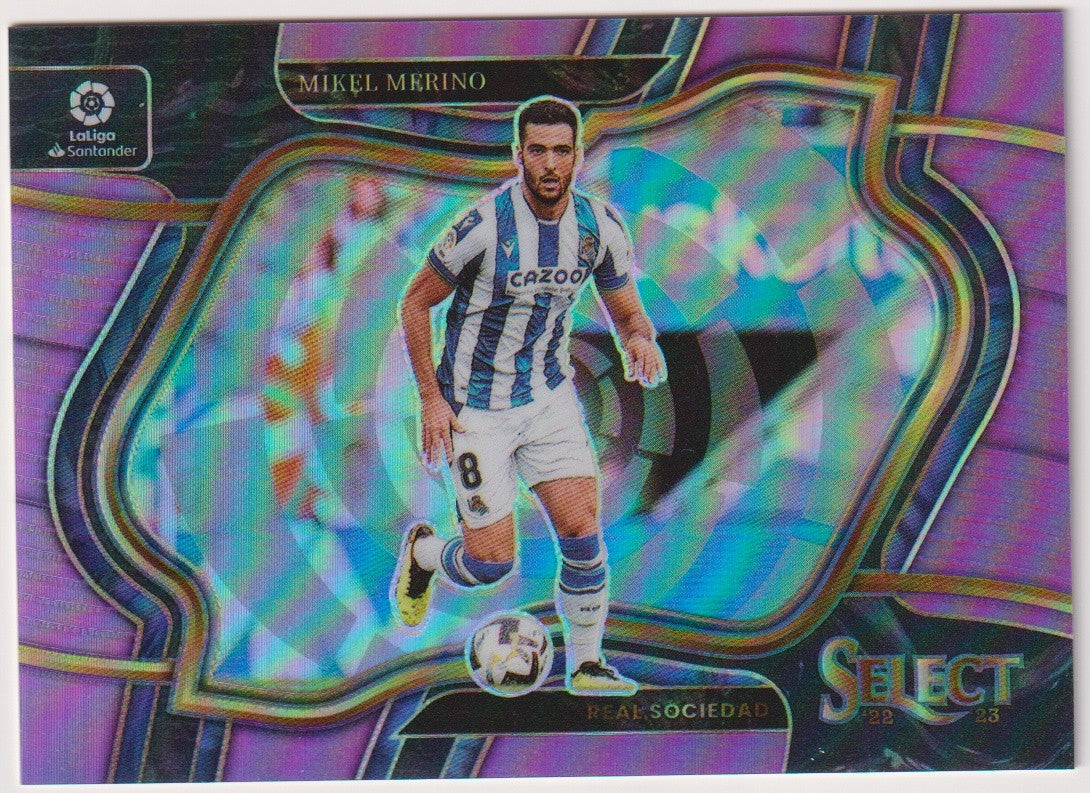 Panini Select 2022-23 Mikel Merino Real Sociedad La Liga Soccer Parallel 71/75 – Bild 1
