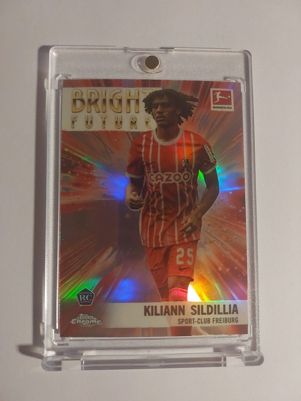 Topps Chrome Bundesliga 2022-23 Kiliann Sildillia SC Freiburg Limited Parallel – Bild 1