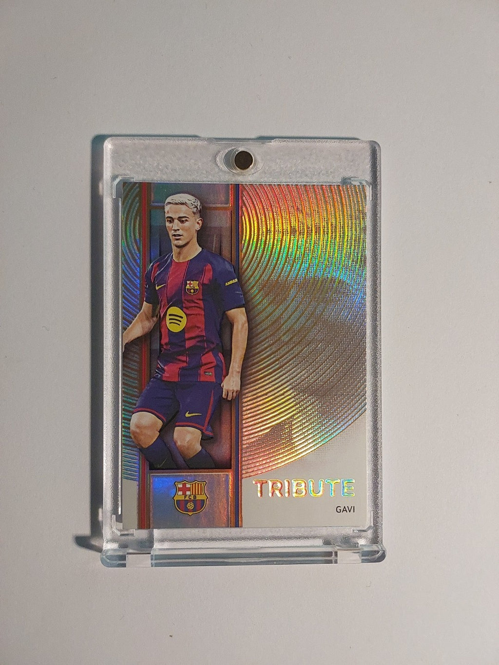 Futera Unique Barcelona 2025 Gavi Spanien Parallel 1/19 Refractor Ultra Rare Hit – Bild 1