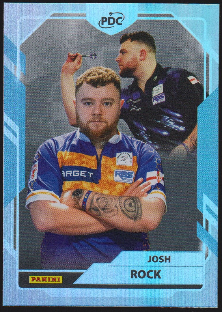 Panini PDC World Championship 2026 Josh Rock "Rocky" Refractor Parallel – Bild 1