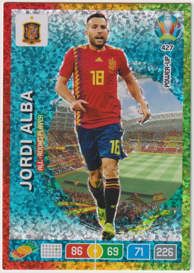 Adrenalyn XL Jordi Alba Spanien UEFA EURO 2020 Legend Parallel Rare – Bild 1