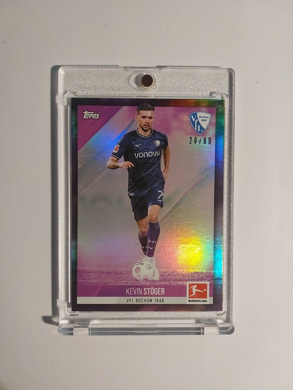 Topps Bundesliga 2023-24 Kevin Stöger Vfl Bochum Parallel 20/99 Refractor Rare – Bild 1