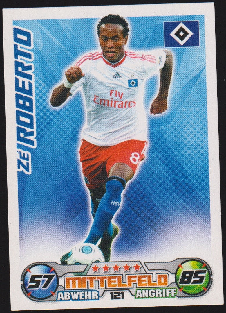 Topps Match Attax Zé Roberto HSV Hamburg Bundesliga Parallel Rare – Bild 1