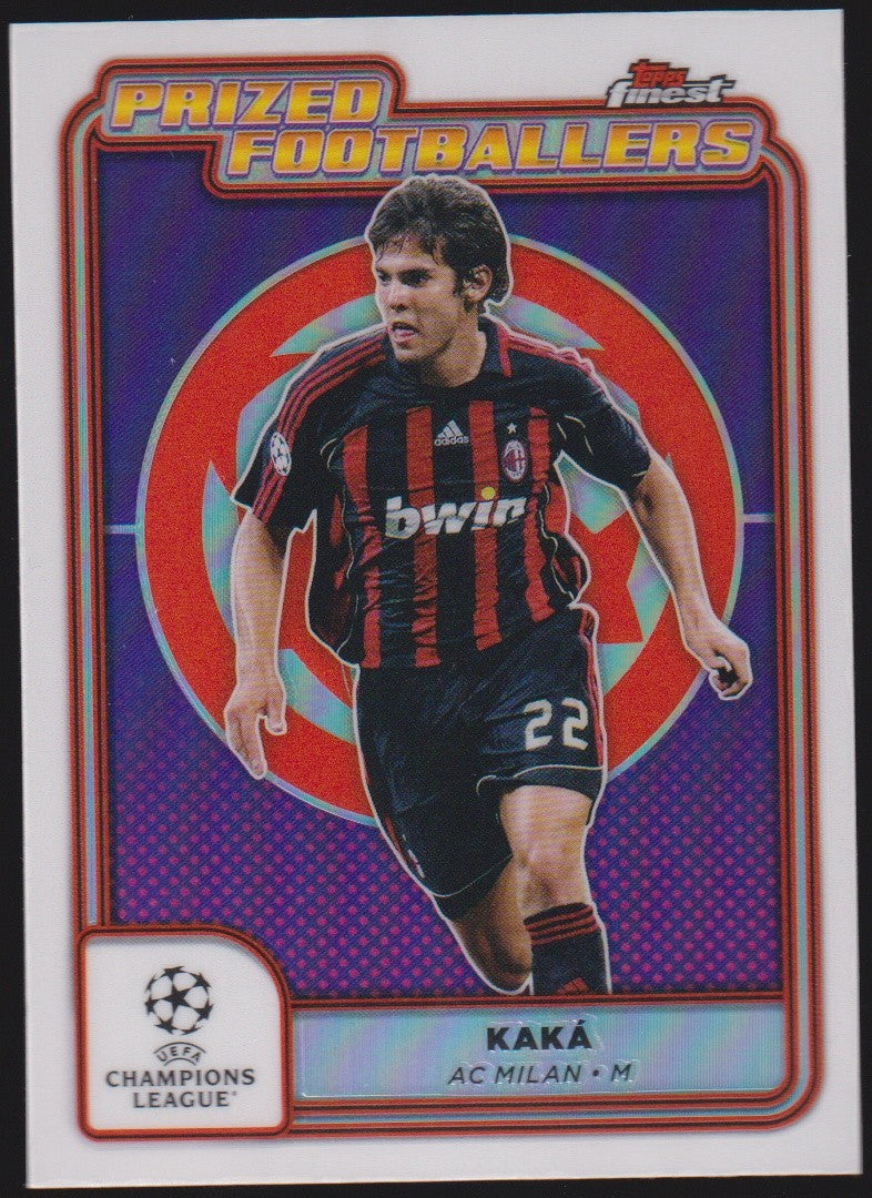 Topps Prized Footballers 2024-25 Kaká AC Milan Finest Parallel Rare Nr. PF-9 – Bild 1