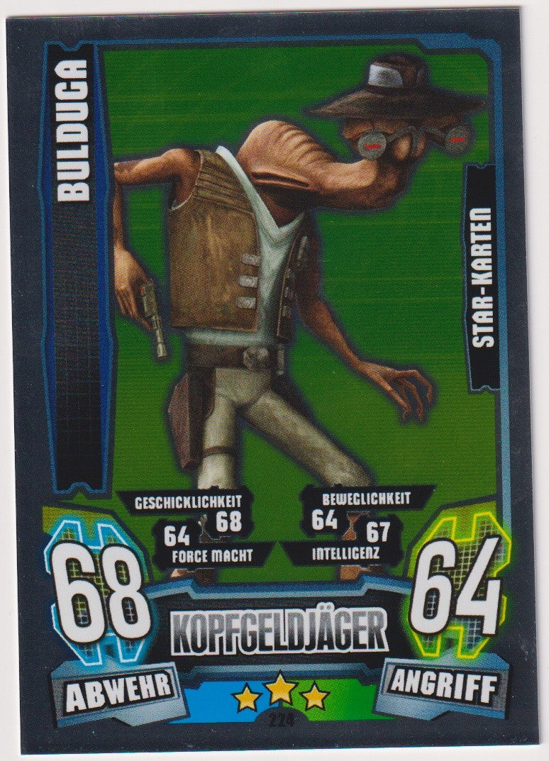 Topps Star Wars 2013 Bulduga Kopfgeldjäger Söldner TCG Rare – Bild 1
