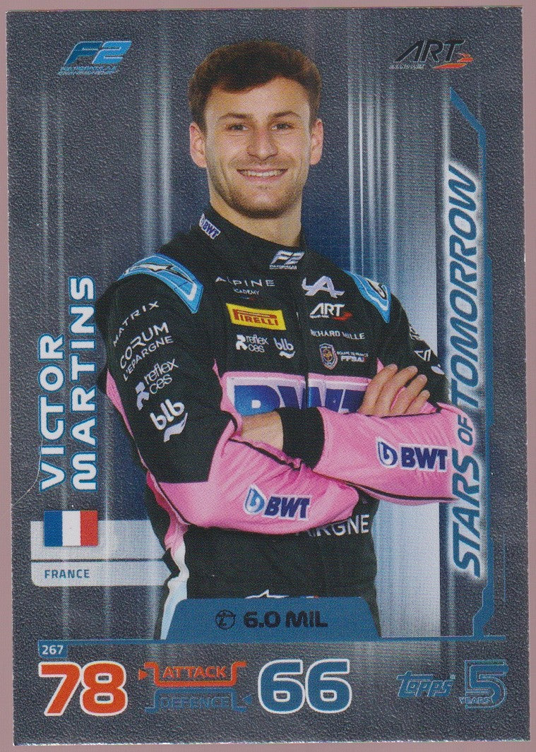 Topps 2024 Victor Martins ART Grand Prix & Alpine F1 Team (France) Turbo Attax – Bild 1