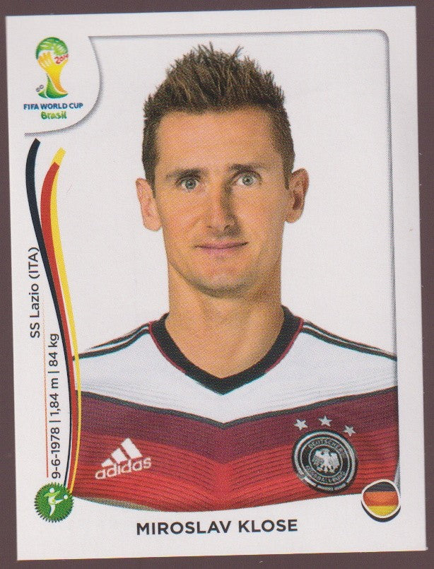 Panini World Cup 2014 Miroslav Klose Deutschland Legend Vintage Parallel – Bild 1
