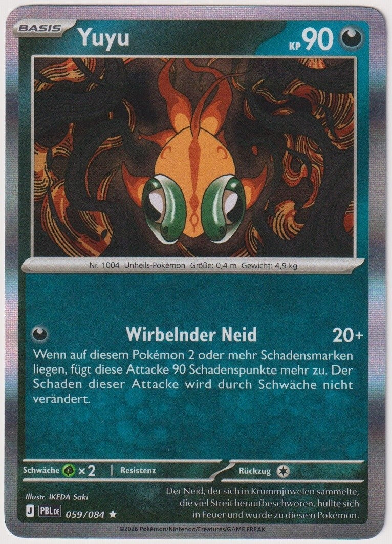 Pokemon TCG Chi-Yu #59/084 Rare (R) Holo Deutsch 2026 – Bild 1