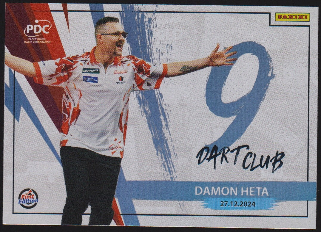 Panini PDC World Championship 2026 Damon Heta Refractor Parallel 1st Edition – Bild 1