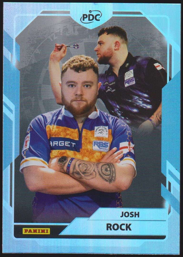 Panini PDC World Championship 2026 Josh Rock "Rocky" Refractor Parallel – Bild 1