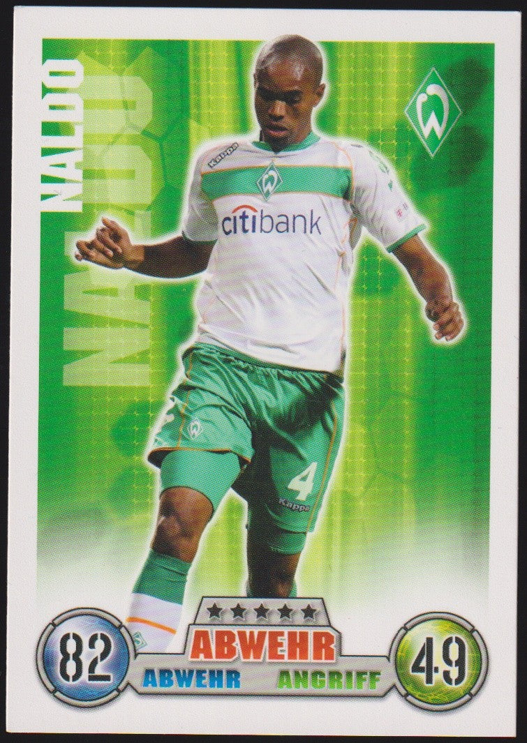 Topps Match Attax Naldo Werder Bremen Bundesliga Parallel Rare – Bild 1