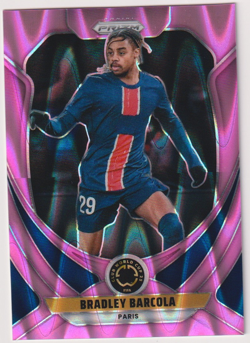 Panini Prizm 2023-24 Bradley Barcola Paris FIFA Club World Cup 2025™ Parallel – Bild 1