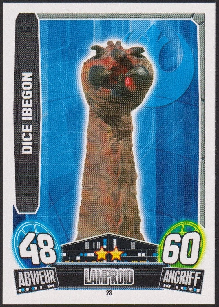 Topps Star Wars 2013 Dice Ibegon Allianz (Film Version) TCG Rare #23 – Bild 1