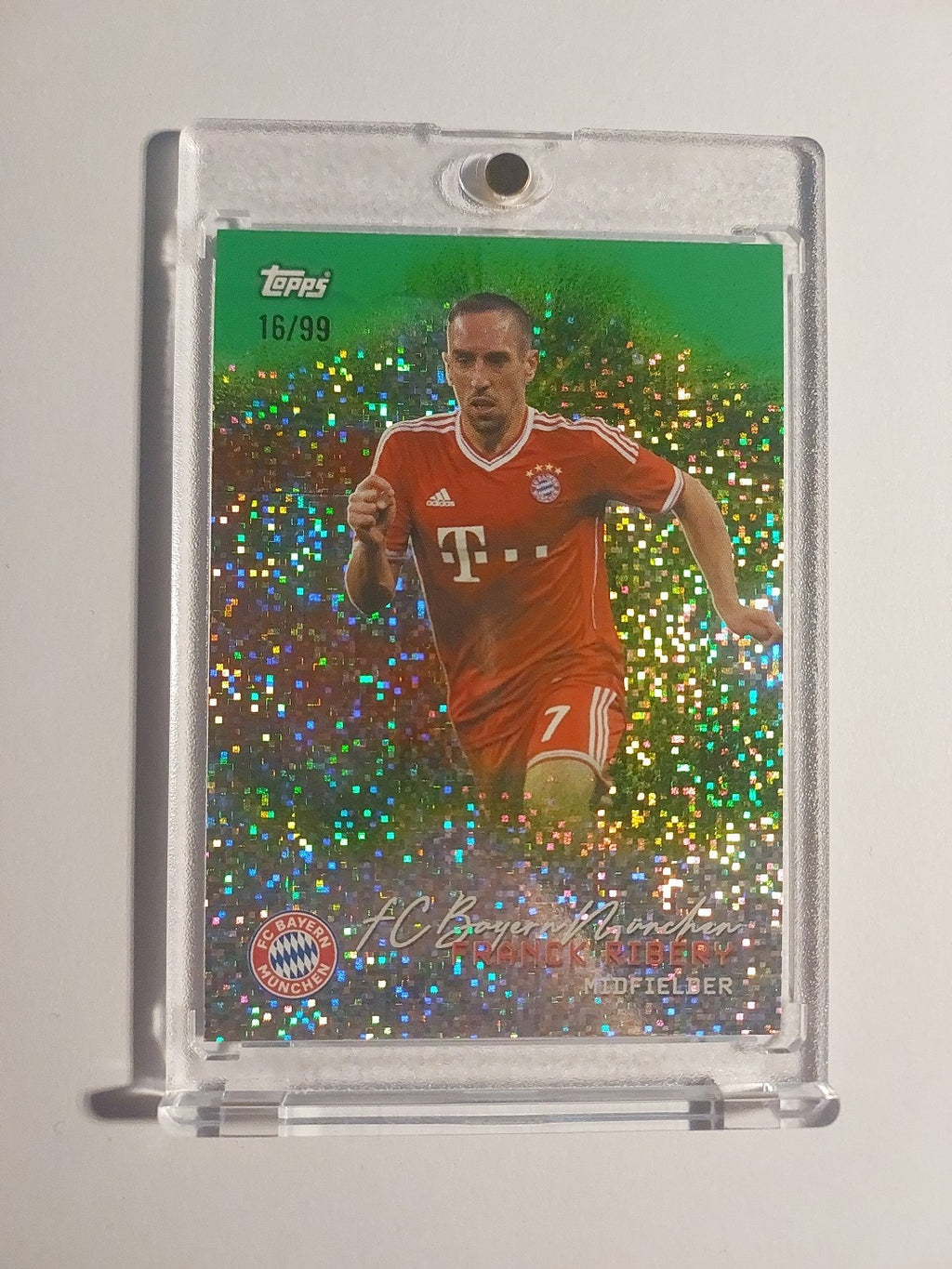 Topps Bayern Team Set 2025-26 Franck Ribery Parallel 16/99 Refractor Ultra Rare – Bild 1