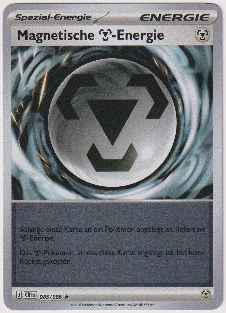Pokemon TCG Magnetic Energy #085/086 Rare (R) Reverse Holo Deutsch 2026 – Bild 1