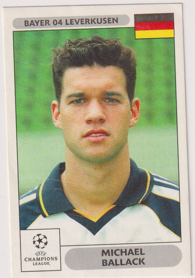 Panini UEFA Champions League 2000-01 Michael Ballack Bayer 04 Leverkusen – Bild 1
