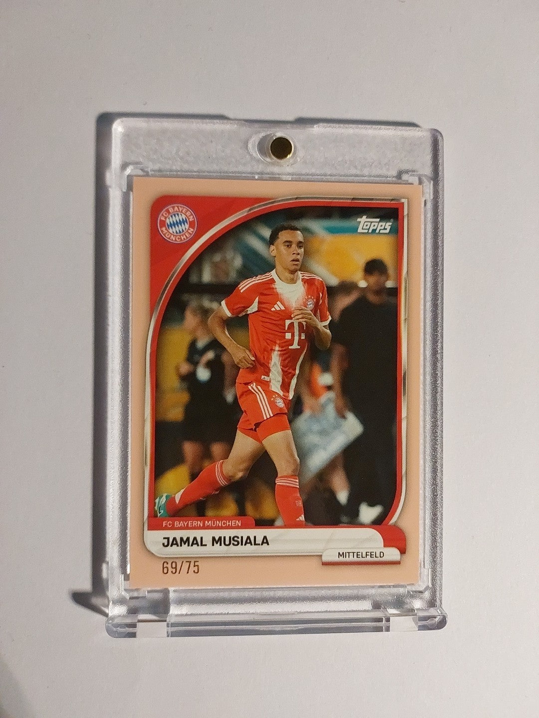 Topps Bayern München Tin Collector 2025-26 Jamal Musiala Parallel 69/75 Rare Hit – Bild 1