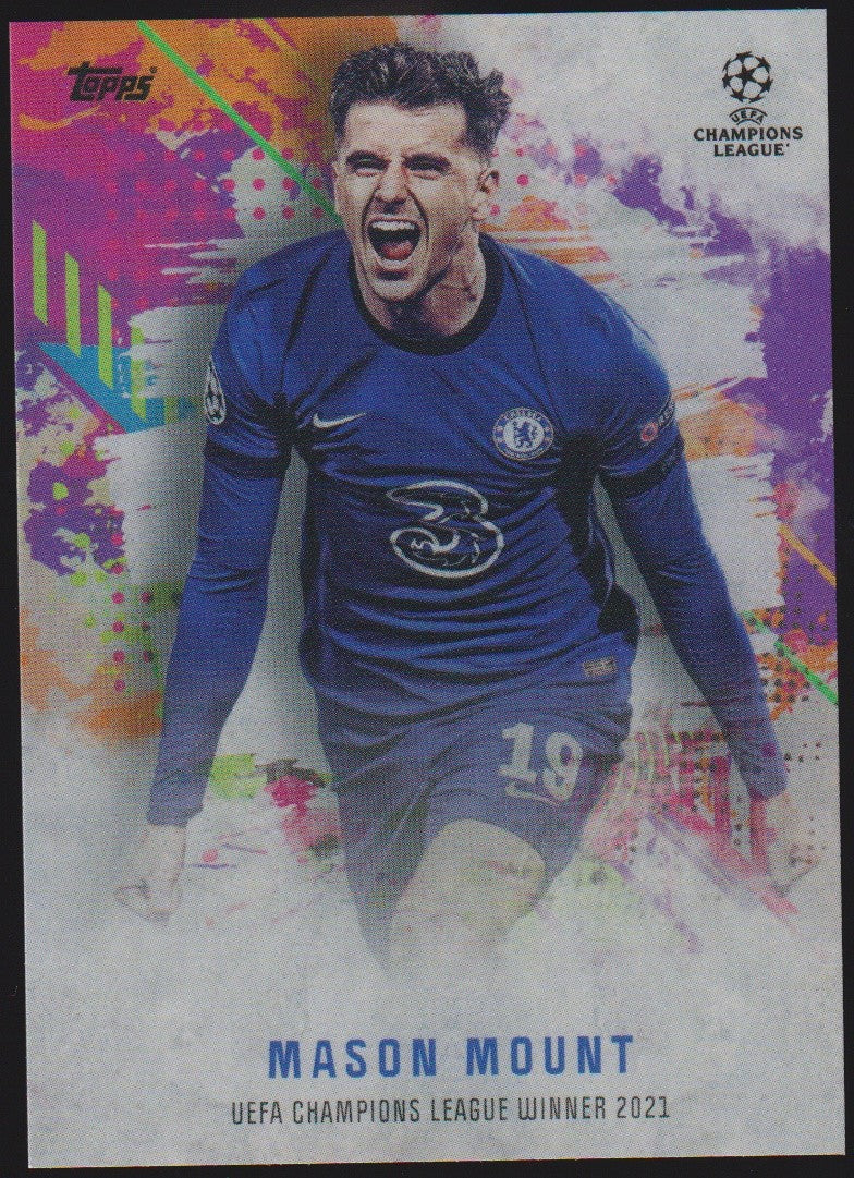 Topps UEFA Champions League 2021-22 Mason Mount Chelsea FC Standard Parallel – Bild 1