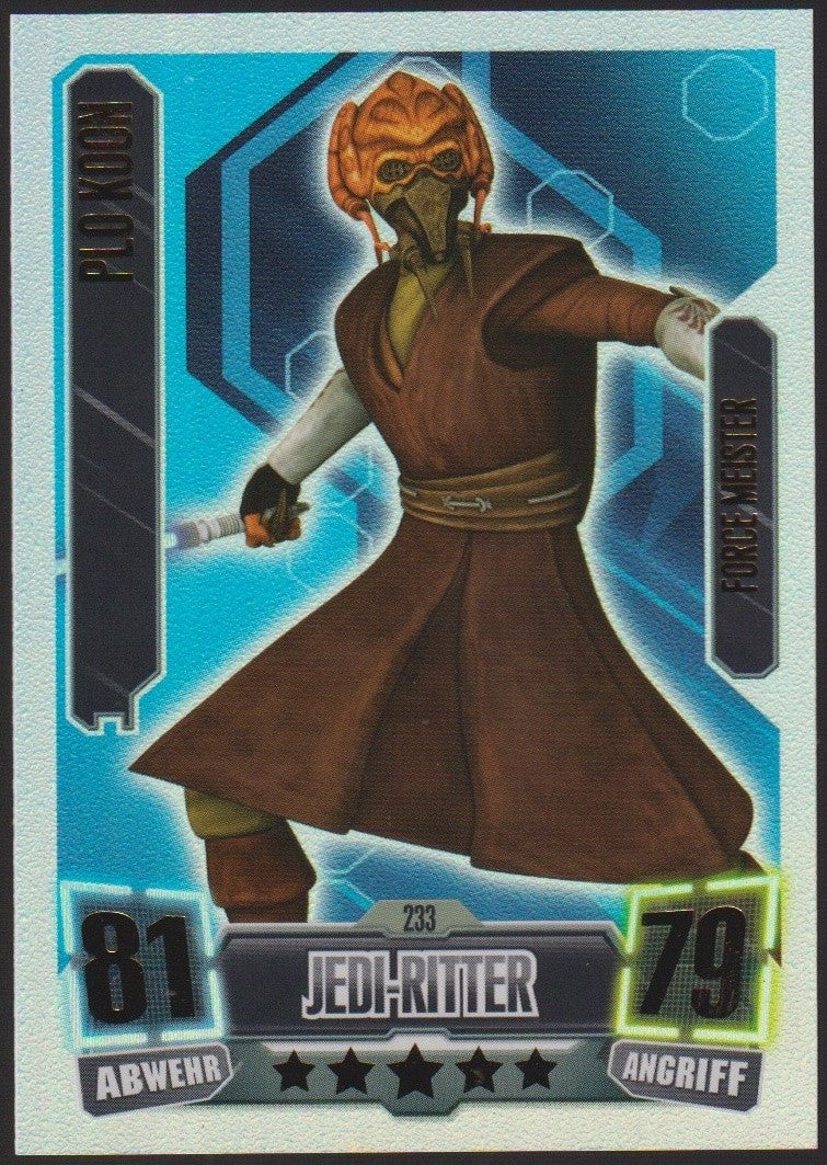 Topps Star Wars 2011 Plo Koon Jedi-Ritter Republik TCG Rare #233 – Bild 1