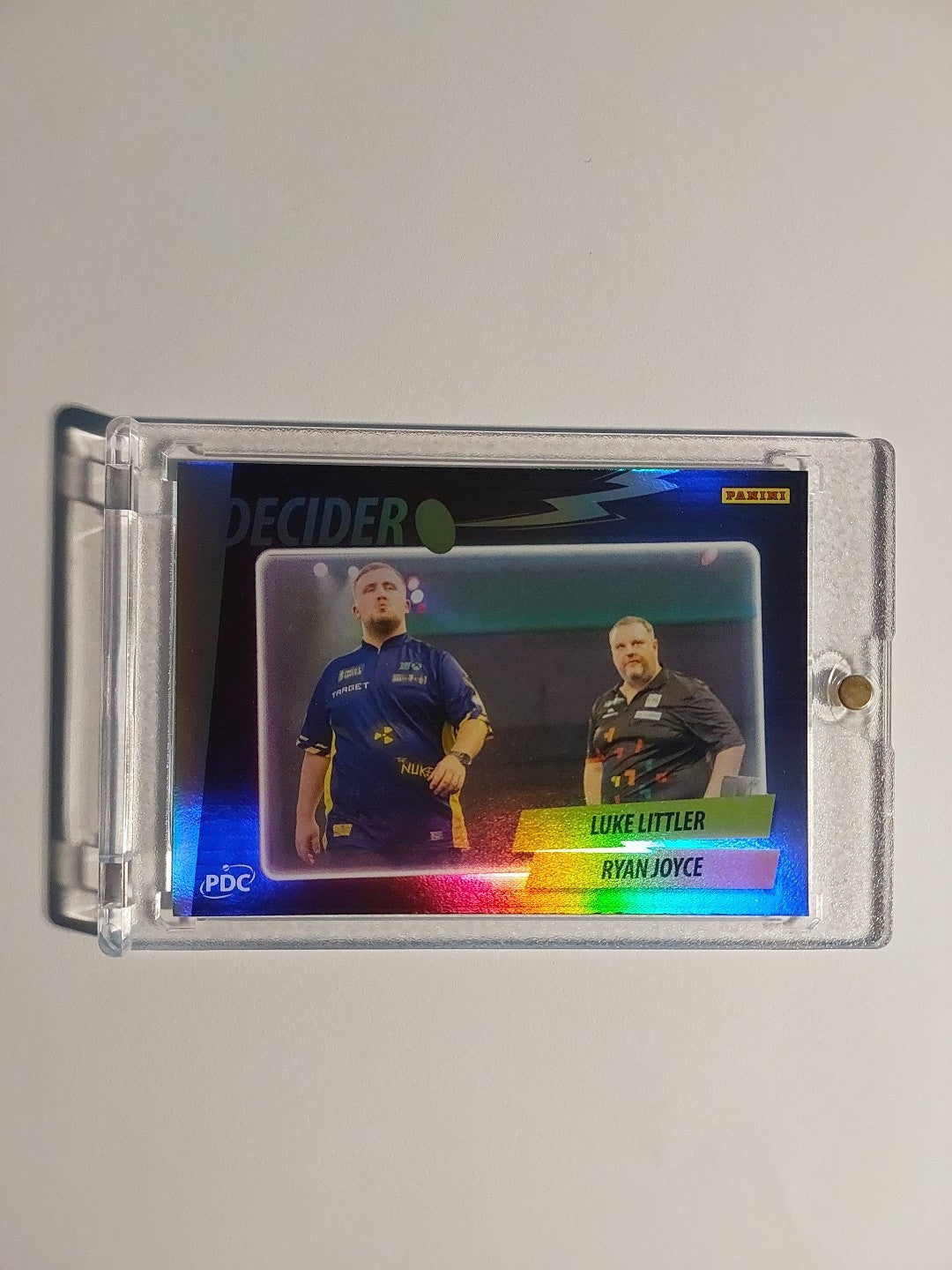 Panini PDC World Championship 2026 Luke Littler & Ryan Joyce Parallel Refractor – Bild 1
