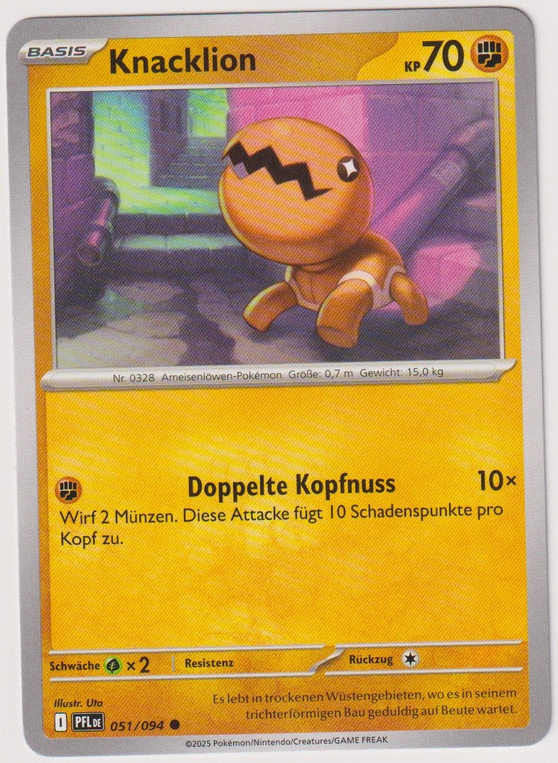 Pokemon TCG Trapinch #51/094 Common (C) Deutsch 2025 – Bild 1