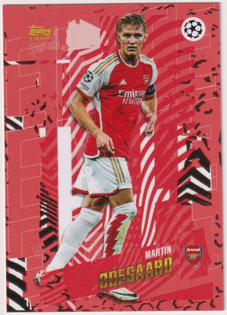 Topps Champions League 2022-23 Martin Odegaard Arsenal Parallel Rare – Bild 1