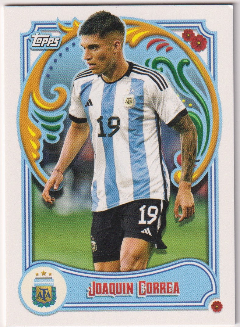 Topps Argentinia Lineage 2022-23 Joaquin Correa Paralle Rare – Bild 1