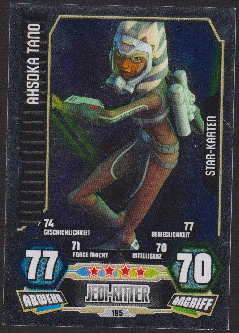 Topps Star Wars 2012 Ahsoka Tano Republik Jedi TCG Rare #195 – Bild 1