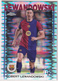 Topps Chrome 2024-25 Robert Lewandowski FC Barcelona Parallel Refractor – Bild 1