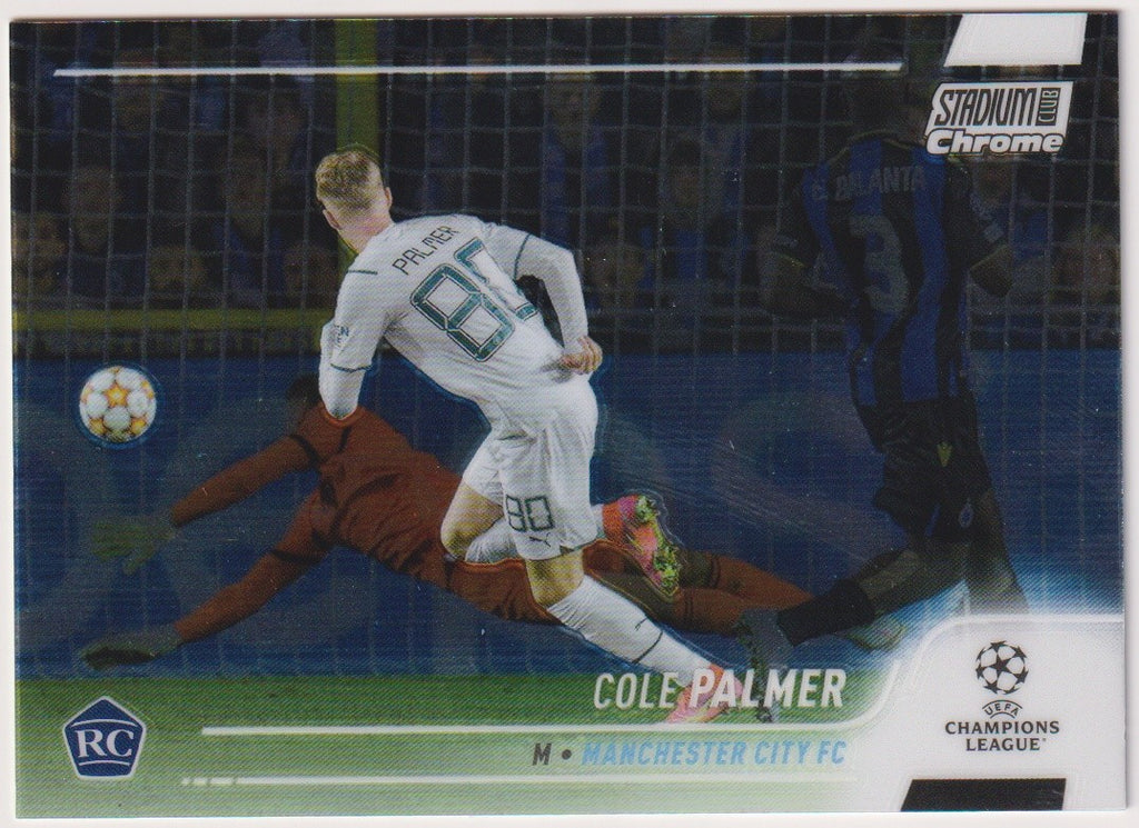 Topps Stadium Club Chrome 2022-23 Cole Palmer Rookie Manchester City Parallel – Bild 1