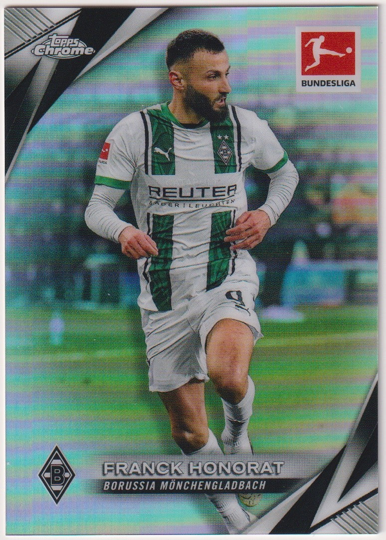 Topps Chrome 2023-24 Franck Honorat Borussia Mönchengladbach Parallel Refractor – Bild 1