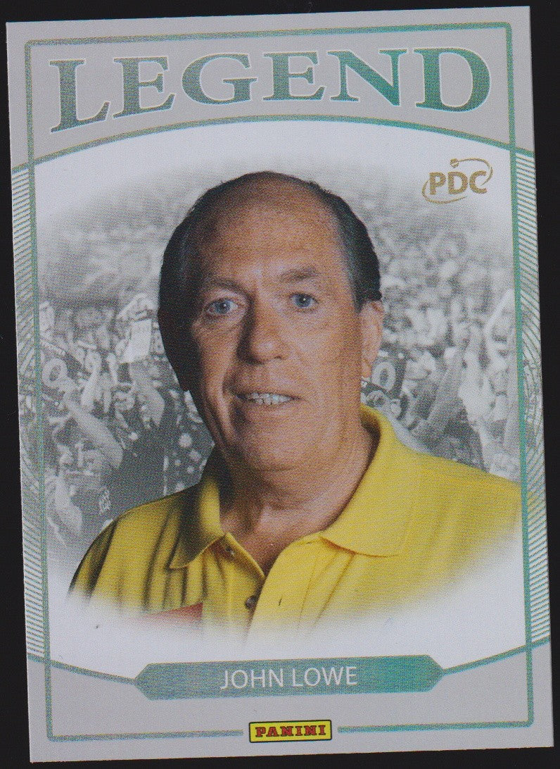 Panini PDC World Championship 2026 John Lowe "Old Stoneface" Refractor Parallel – Bild 1