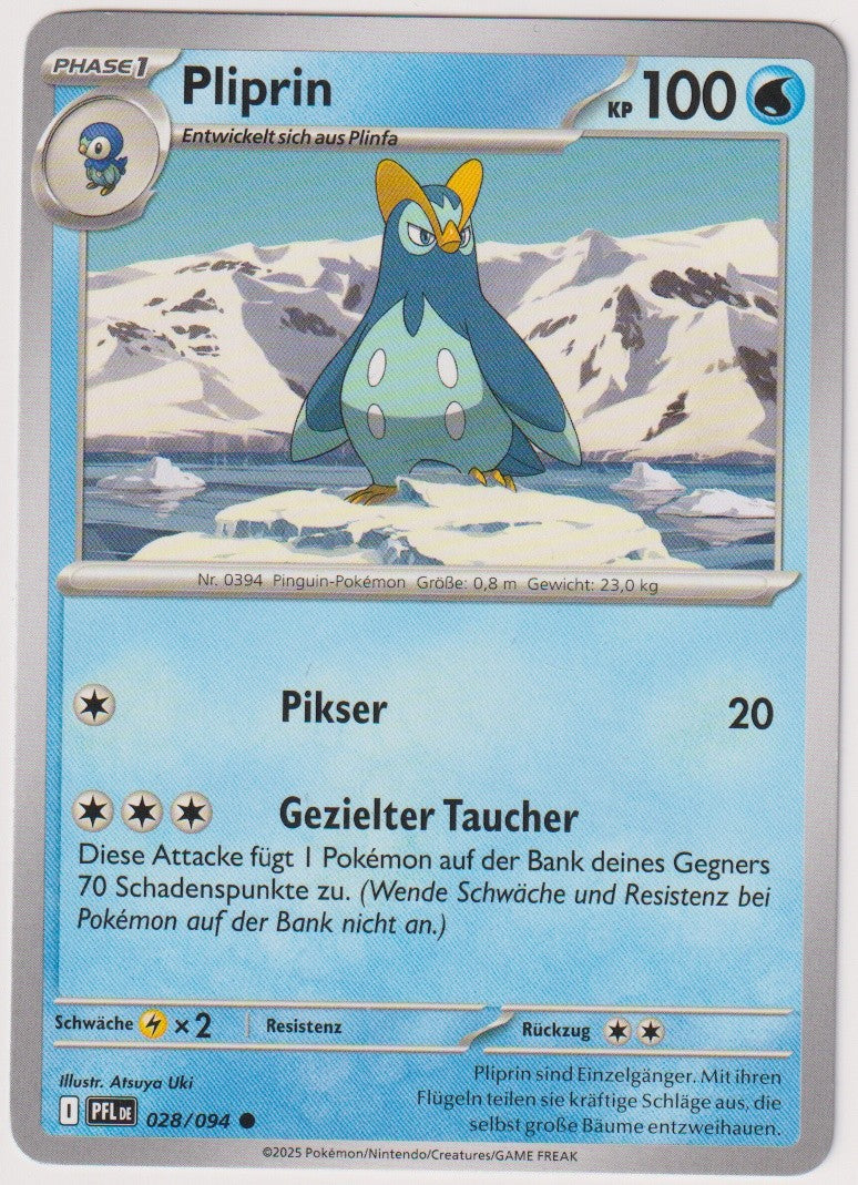 Pokemon TCG Pliprin #28/094 Common (C) Deutsch 2025 – Bild 1