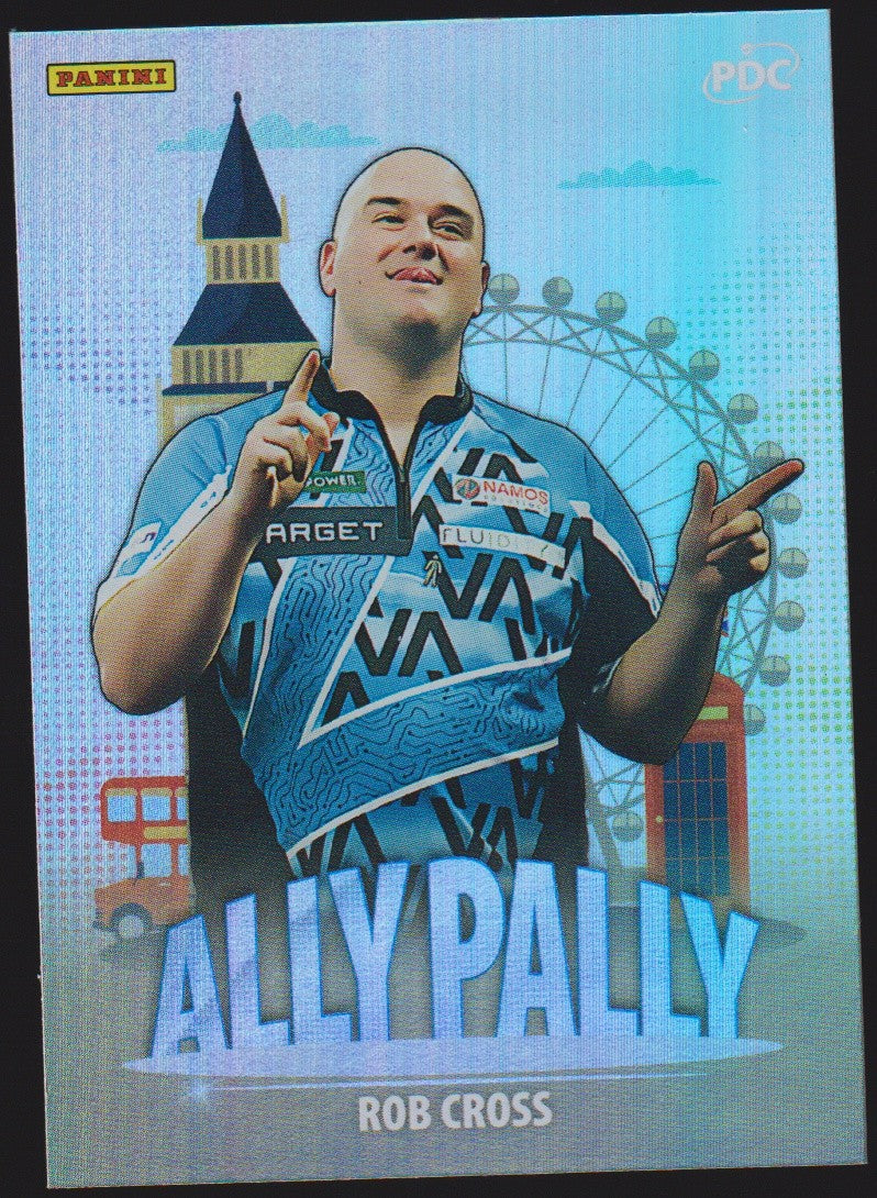 Panini PDC World Championship 2026 Rob Cross "AllyPally" Refractor Parallel – Bild 1