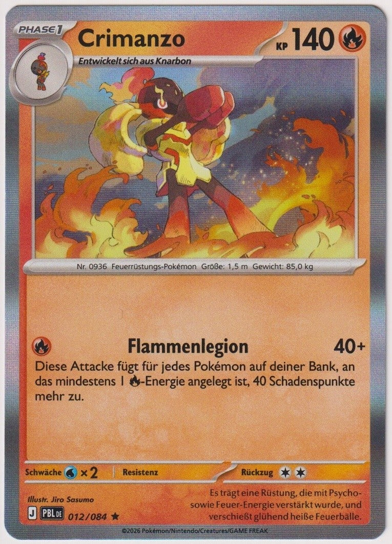 Pokemon TCG Armarouge #12/084 Rare (R) Holo Deutsch 2026 – Bild 1