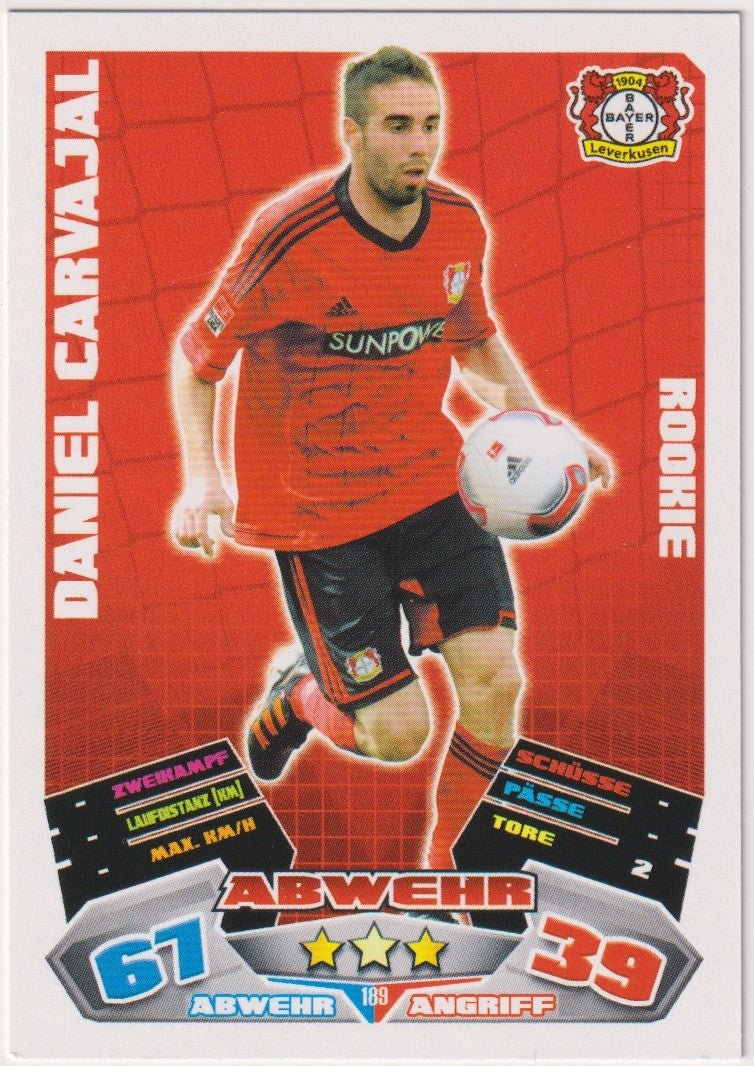 Topps Match Attax Daniel Carvajal Rookie Bayer Leverkusen Parallel Rare – Bild 1
