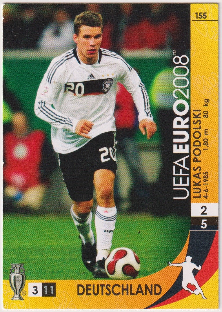 Panini Euro 2008 Lukas Podolski Deutschland Legend Parallel Rare 155 – Bild 1