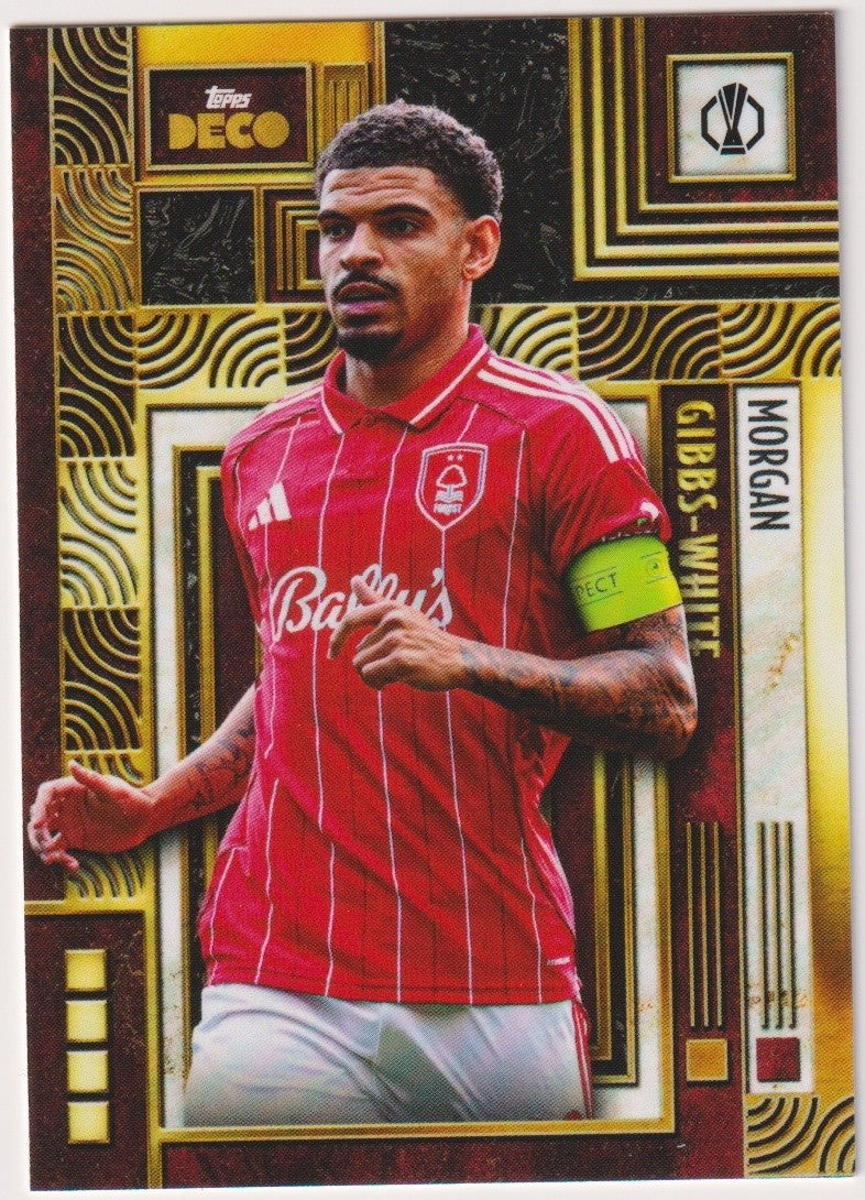 Topps Current Stars 2024-25 Morgan Gibbs-White Nottingham Forest Parallel Rare – Bild 1