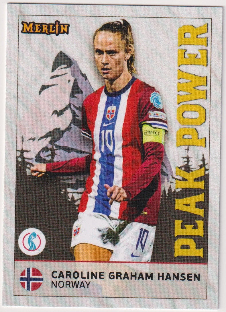 Topps Merlin 2025-26 Caroline Graham Hansen Norwegen Parallel Rare – Bild 1