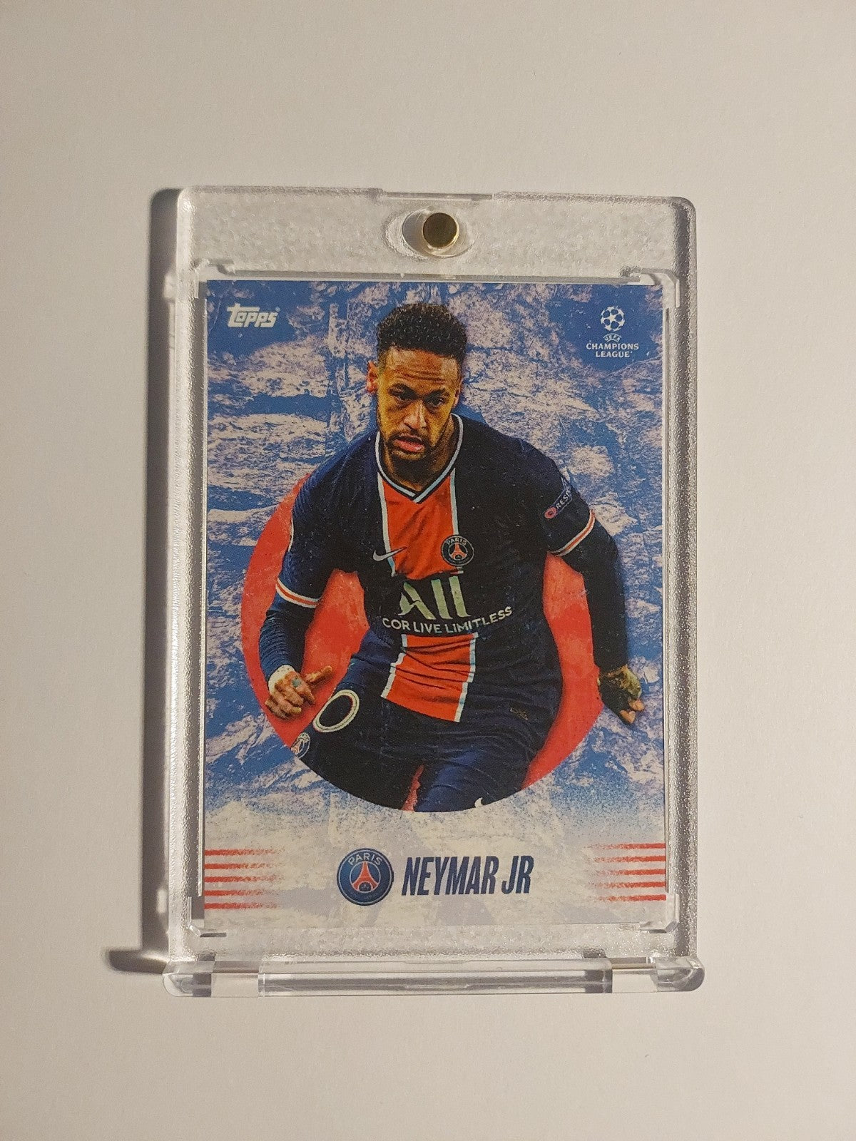 Topps UCC 2020-21 Neymar Jr Paris Saint-Germain Legend Blue Parallel Rare Hit – Bild 1