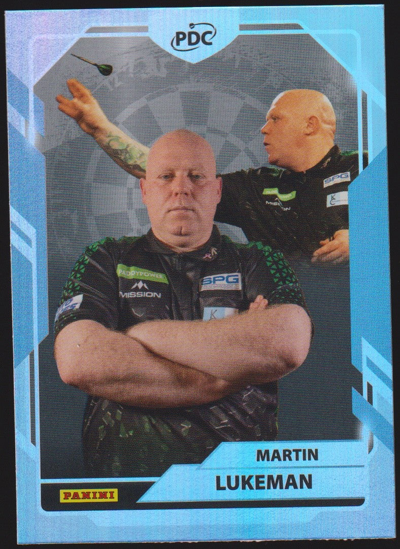 Panini PDC World Championship 2026 Martin Lukeman "Smash" Refractor Parallel – Bild 1