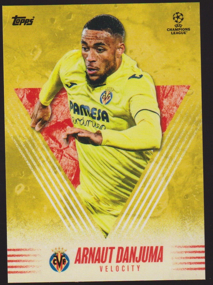 Topps Champions League 2020-21 Arnaut Danjuma Villarreal CF Velocity Parallel – Bild 1